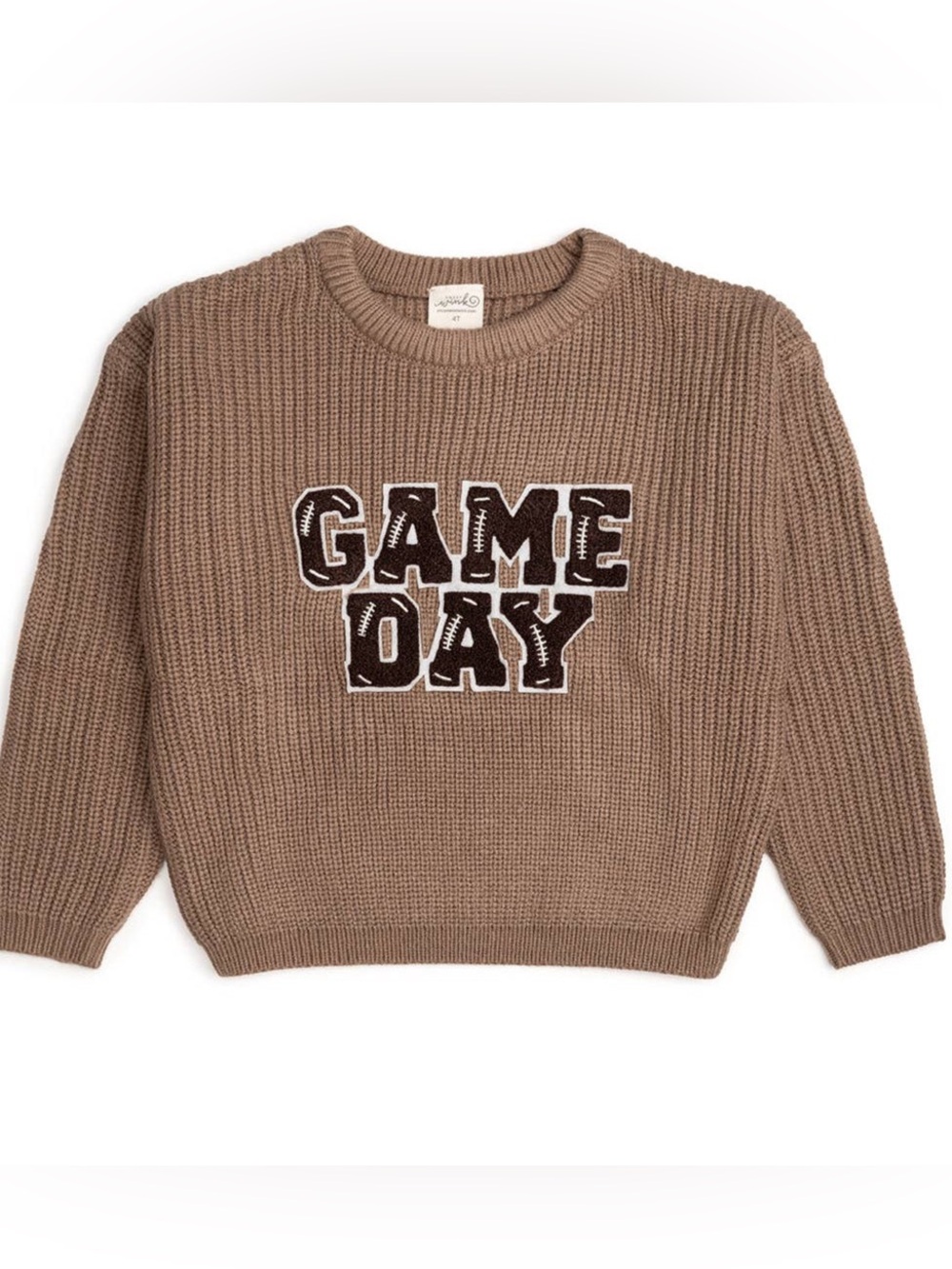 Game Day Patch Knit Sweater
